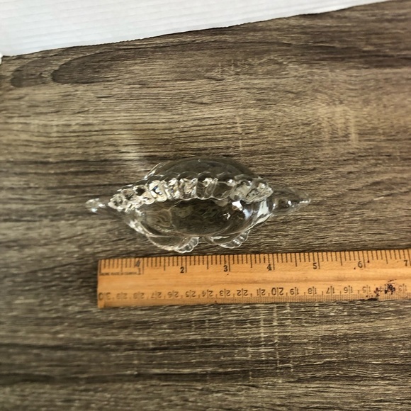 Vtg Clear Glass Dinosaur Paperweight - Picture 9 of 14